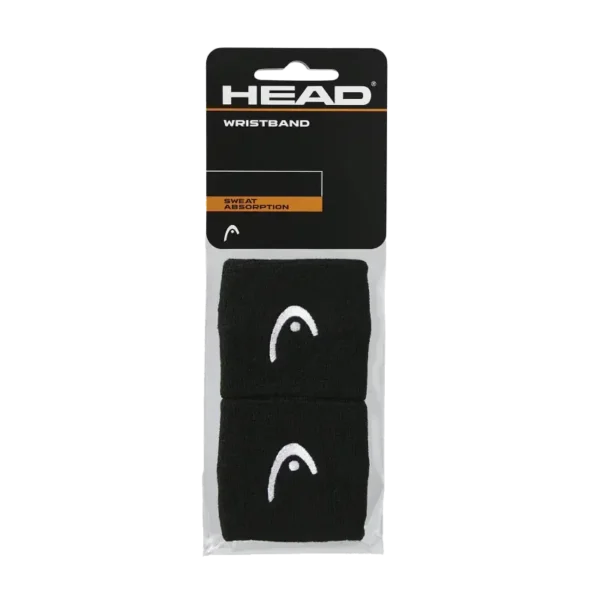 MUÑEQUERA HEAD WRISTBAND 2.5" BK TU