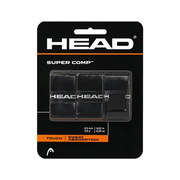 OVERGRIP HEAD SUPERCOMP BK TU