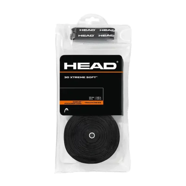 OVERGRIP HEAD XTREMESOFT 30 PCS PACK BK
