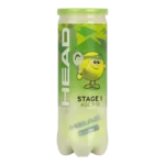 PELOTAS DE TENIS 3B HEAD STAGE 1 VERDE